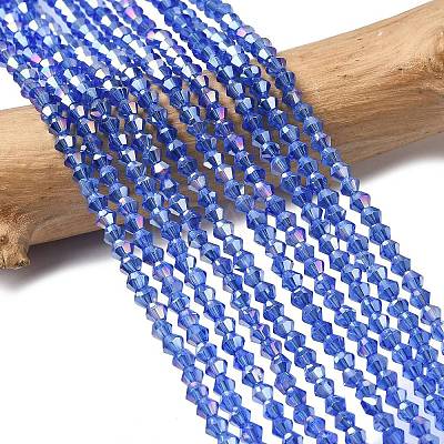 Glass Beads Strands EGLA-S056-3mm-02-1