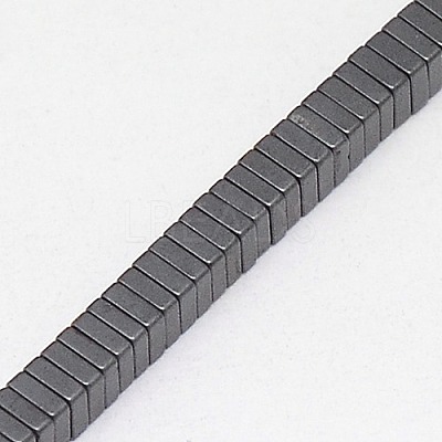 Electroplate Non-magnetic Synthetic Hematite Heishi Beads Strands G-J171B-4x4mm-03-1
