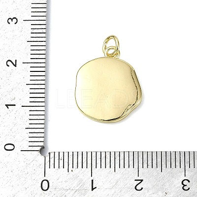 Ocean Theme Brass Enamel Pendants KK-H270-06G-05-1
