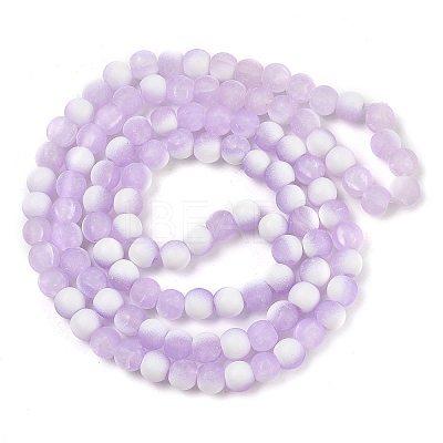 Frosted Crackle Glass Beads X1-GLAA-U001-6mm-M04-1