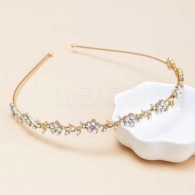 Iron with Rhinestone Hair Bands for Girl PW-WG77244-06-1