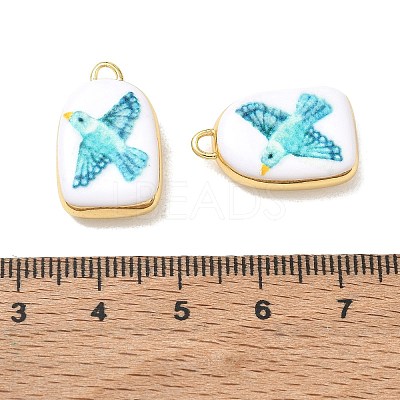 Printed Brass Pendants KK-CBAF9BC-12G-1