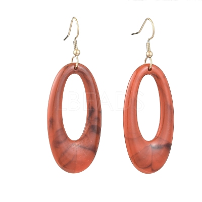 Acrylic Dangle Earrings EJEW-JE06295-1