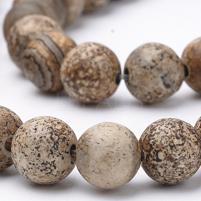 Dyed Natural Agate Beads Strands G-Q462-130D-6mm-1