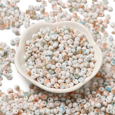 Baking Paint Glass Seed Beads SEED-F006-01A-12-1