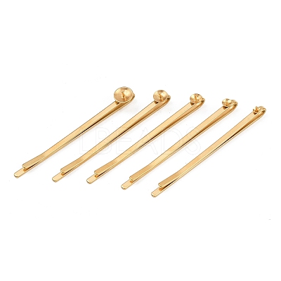 304 Stainless Steel Hair Bobby Pins Findings STAS-F329-02B-G-1
