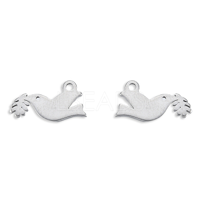 Non-Tarnish 201 Stainless Steel Charms STAS-N098-130P-1