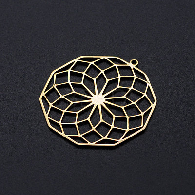 201 Stainless Steel Filigree Charms STAS-T049-T693-2-1