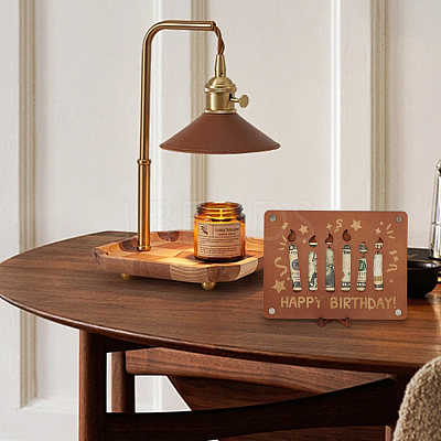 Laser Cut Wooden Money Holder Display Stands AJEW-FG0004-22B-1