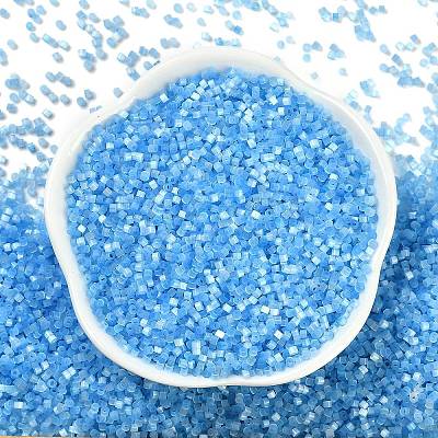 Imitation Cat Eyes Glass Seed Beads X2-SEED-H003-03W-1