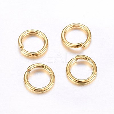 304 Stainless Steel Open Jump Rings STAS-O098-02G-13-1
