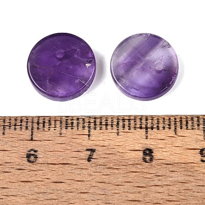 Natural Amethyst Pendants G-Q606-41D-1