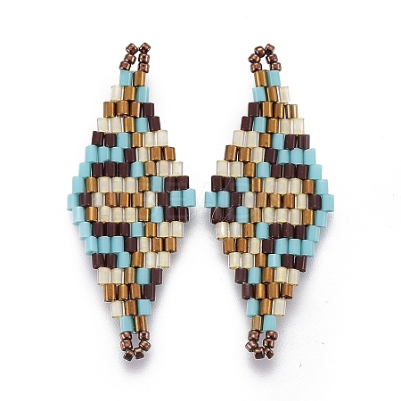 MIYUKI & TOHO Handmade Japanese Seed Beads Links SEED-E004-M02-1