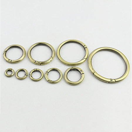 Alloy Spring Gate Rings PURS-PW0001-414A-BAB-1