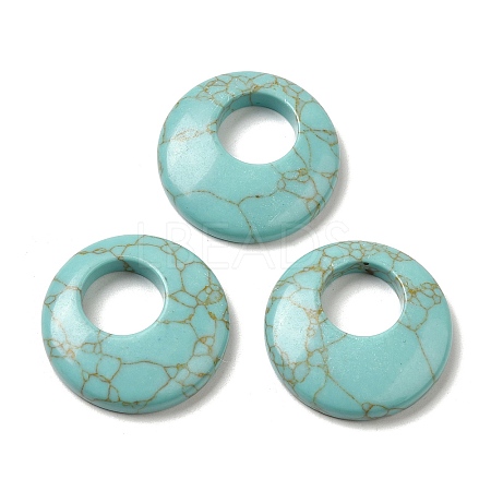 Synthetic Green Turquoise Pendants G-T122-76X-1
