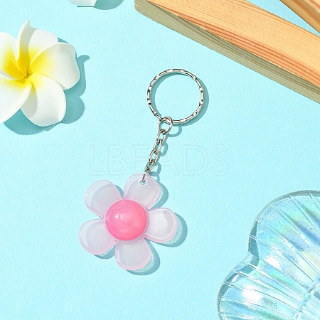 Flower Resin Keychain KEYC-YW00152-01-1