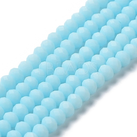 Glass Beads Strands EGLA-A034-P8mm-MD06-1