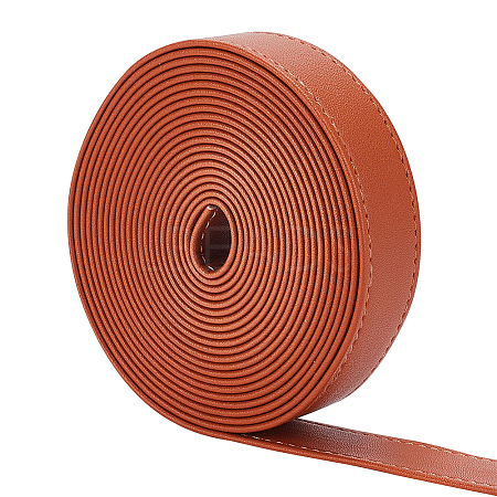 4M Flat Imitation Leather Cord LC-WH0011-03B-02-1