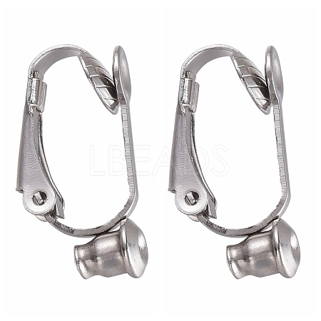 Brass Clip on Earring Converter X-KK-Q115-N-1