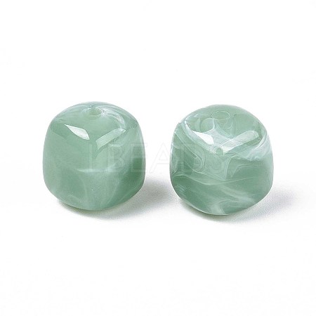 Opaque Acrylic Beads OACR-ZX006-33I-1