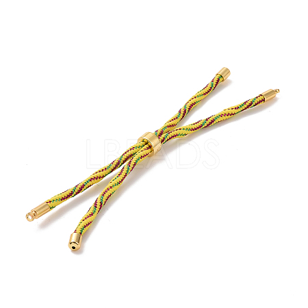 Nylon Cord Silder Bracelets MAK-C003-03G-03-1