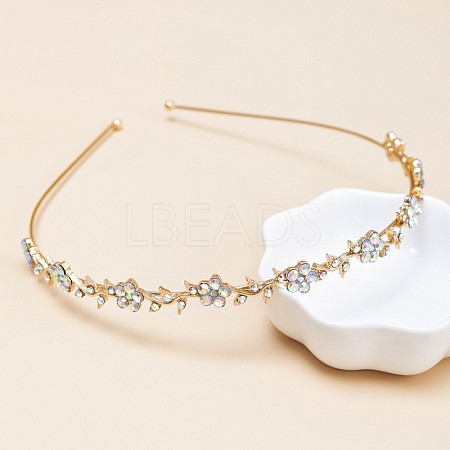 Iron with Rhinestone Hair Bands for Girl PW-WG77244-06-1