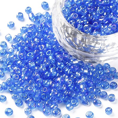 8/0 Round Glass Seed Beads SEED-US0003-3mm-163B-1