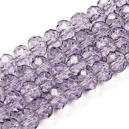 Transparent Baking Paint Glass Beads X1-DGLA-A034-T8mm-D07-1