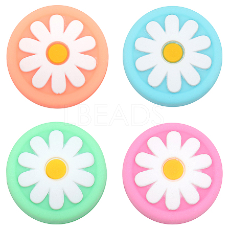 4Pcs 4 Colors Daisy Silicone Joystick Cap FIND-GF0007-37-1