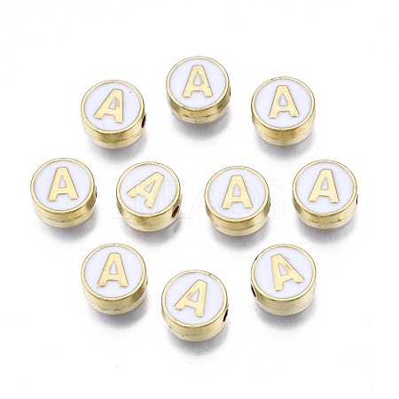 Alloy Enamel Beads ENAM-N052-006-01A-RS-1