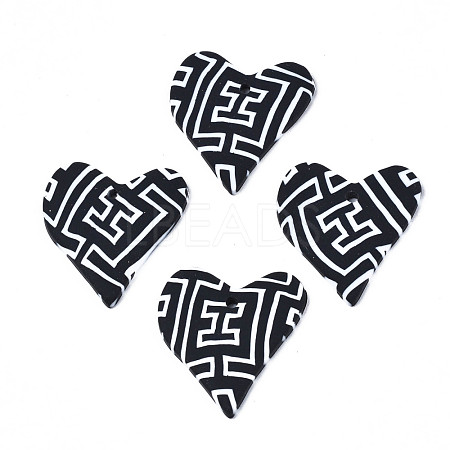 Handmade Polymer Clay Pendants CLAY-N010-045A-1