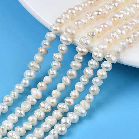 Natural Cultured Freshwater Pearl Beads Strands PEAR-N013-04B-1