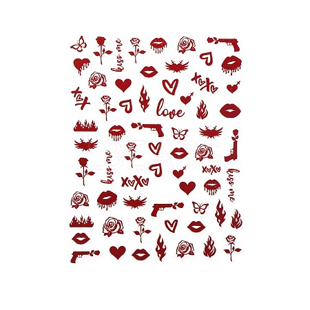 Nail Art Stickers Decals MRMJ-R114-1286-1