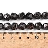 Natural Fluorescent Syenite Rock(Glow under UV Light) Beads Strands G-T141-02A-5