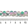 Crackle Glass Beads Strands CCG-C002-8mm-07-4