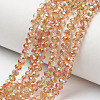 Electroplate Glass Beads Strands EGLA-A034-T4mm-J14-1