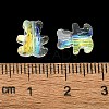 Electroplate Glass Beads EGLA-P059-01B-AB08-3