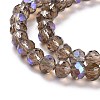 Electroplate Glass Beads Strands EGLA-A034-T1mm-L06-3