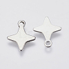 201 Stainless Steel Charms STAS-F139-009P-2
