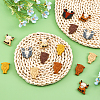 16Pcs 8 Style Food Grade Eco-Friendly Silicone Beads SIL-CA0001-75-4