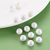 Opaque Acrylic Beads MACR-S370-D10mm-01-7