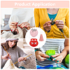 20Pcs 5 Styles Strawberry Synthetic Rubber Knitting Needle Point Protectors FIND-GA0008-11-5