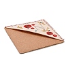 4Pcs Letter Personalized Hand Embroidered Corner Bookmarks JX587N-3