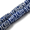 Blue Tibetan Style dZi Beads Strands TDZI-NH0001-B12-01-1