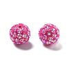 Acrylic Rhinestone Ball Beads OACR-A035-01L-2