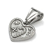 304 Stainless Steel Pendants STAS-D225-05P-2
