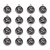 Platinum Plated Alloy Charms ENAM-S118-02S-P-2