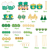 DIY Saint Patrick's Day Theme Dangle Earring Making Kits DIY-SC0024-74-2