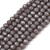 Opaque Solid Color Imitation Jade Glass Beads Strands EGLA-A044-P2mm-D10-1