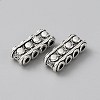Tibetan Style Alloy Slide Charms FIND-WH0126-600B-AS-2